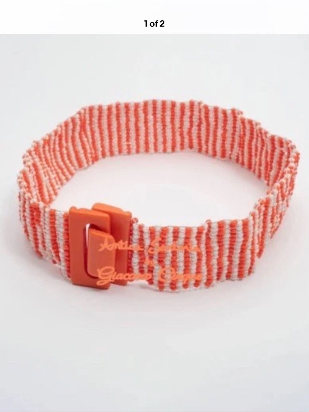 Antica Sartoria 2025 Expandable Orange Belt Nwt O/S Great Fit